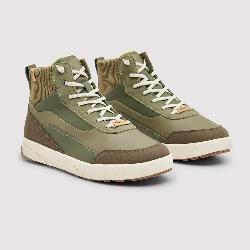 SAOLA SAOLA Damen vegan Sneaker Quito Mid Wasserdicht, Grün, – Produktbild 2 von 2