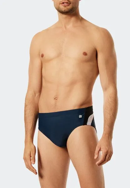 Schiesser Schiesser Badehose | recycelt | Nautical Active, Admiral, – Produktbild 1 von 3