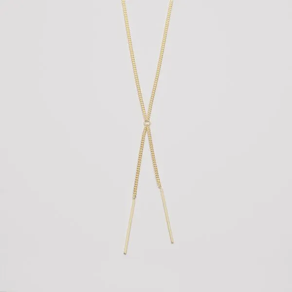 fejn jewelry fejn jewelry Kette 'Y', Silber, – Produktbild 2 von 4