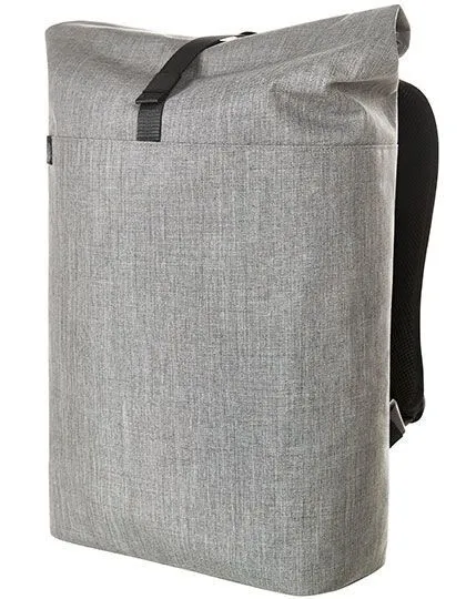 Halfar Recycelter Laptop Rucksack Rolltop von Halfar, Grau (ash), – Produktbild 1 von 1