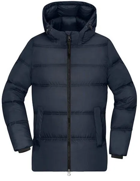 Daiber Daiber Herren Winterjacke Pufferjacke Steppjacke mit abnehmbarer Kapuze, Navy, – Produktbild 1 von 2
