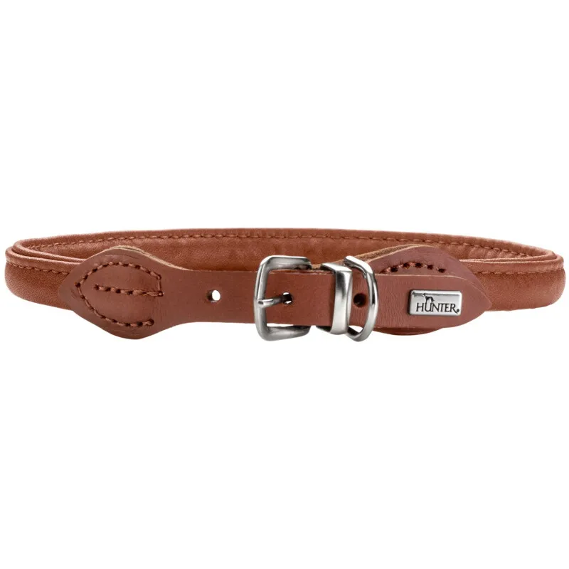 Hunter Hunter Halsband Round & Soft Canadian Up 55 cm, Cognac, – Produktbild 1 von 2