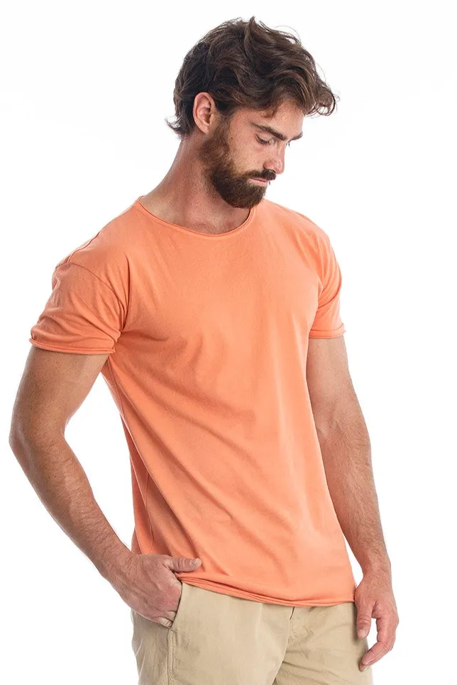 RAVENS VIEW IBIZA RAVENS VIEW IBIZA Herren vegan T-Shirt Rundhalsausschnitt Wild Apricot, Orange, – Produktbild 2 von 2