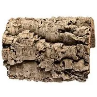 Kork Deko Kork-Deko Kork Röhre: Kork Rinde, Nager | unten offen | gereinigt | 30 cm lang, Höhe >12cm – Produktbild 1 von 1