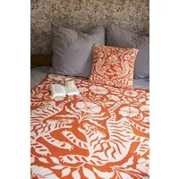 Tranquillo Tranquillo Strickdecke TIGRANA, Orange, – Produktbild 2 von 5