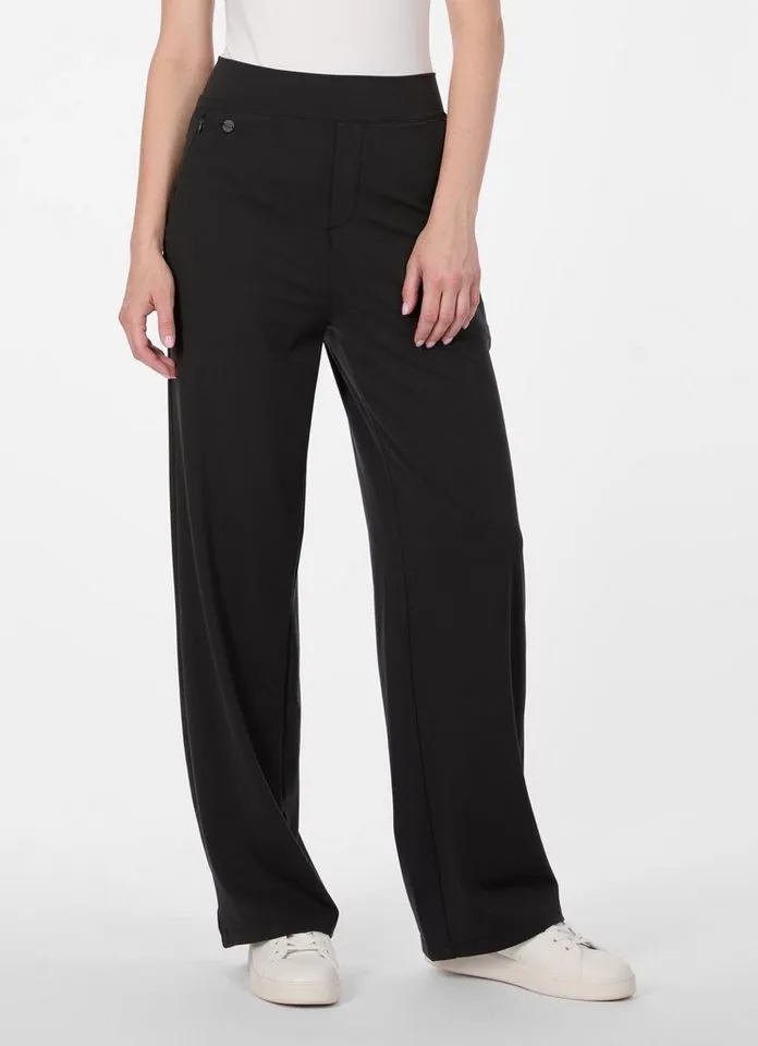 ragwear ragwear Jogger Pants EOWYN Sehr elastisch mit Stretch für bequeme Passform und Reißverschlüsse, Schwarz, – Produktbild 1 von 2
