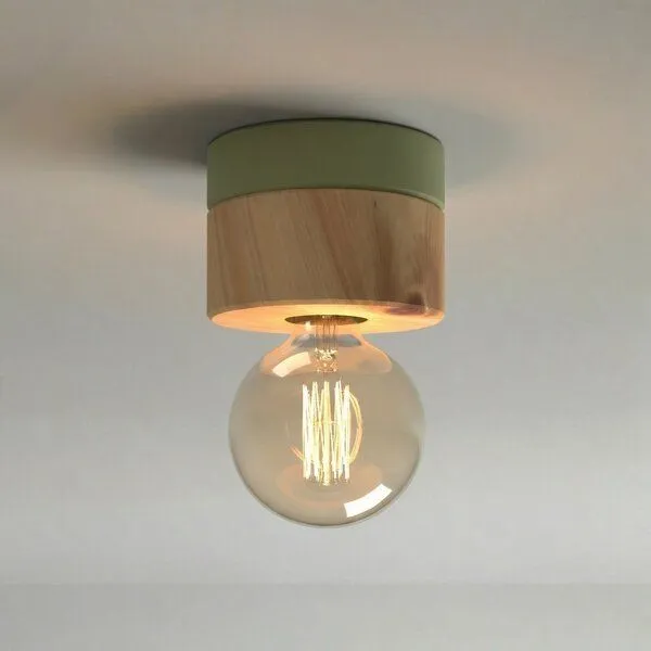 ALMUT von Wildheim ALMUT von Wildheim Deckenlampe Zirbenholz Zirbenlampe handgemacht, Wasabigrün, – Produktbild 1 von 4