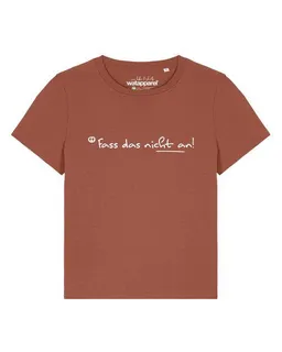 watapparel watapparel T-Shirt Frauen Fass das nicht an – Produktbild 1 von 1