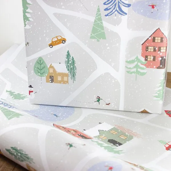 Bow & Hummingbird Bow & Hummingbird Geschenkpapier Winter Scenery – Produktbild 3 von 3