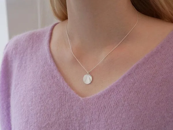 BELLYBIRD Jewellery BELLYBIRD Jewellery Halskette - SONNENSCHEIN Anhänger in Silber/ Silber vergoldet, Silber, – Produktbild 7 von 8