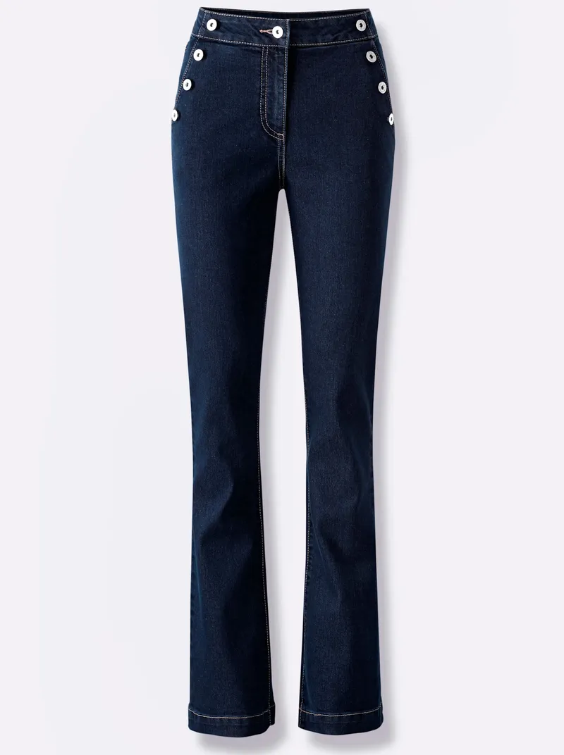 Witt Bootcut-Jeans, Dark blue, – Produktbild 2 von 2