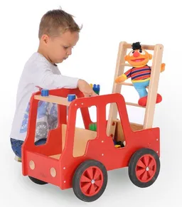 Bätz Holzspielwaren Bätz Holzspielwaren Tolles Feuerwehrauto, Lauflernwagen (ohne Deko) – Produktbild 1 von 1