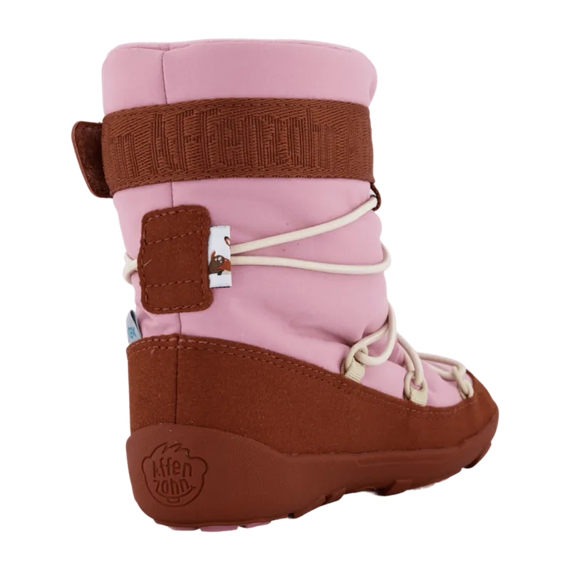 Affenzahn Affenzahn Schneestiefel Vegan Reh für Kinder, rosa, Größe 29 EU, Rosa, – Produktbild 2 von 4
