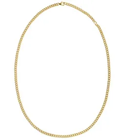 macimo macimo Cuban Halskette, 50 cm vergoldet, aus recyceltem Sterlingsilber – Produktbild 1 von 1