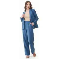 ORGANICATION ORGANICATION Hose aus TENCEL Lyocell und Leinen, Blau(light navy), – Produktbild 1 von 1