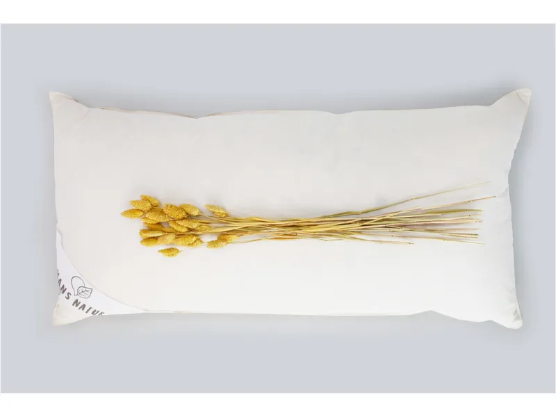 HANS NATUR HANS NATUR Bauchschläfer Kissen, 3 Kammern Daunen Maße 40 x 80 cm – Produktbild 2 von 2