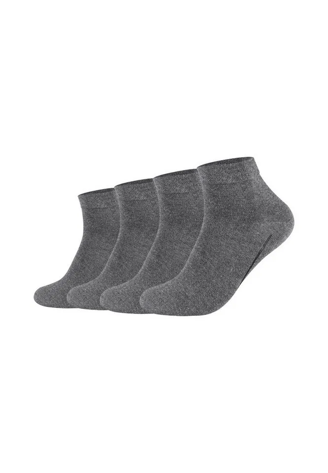 CAMANO CAMANO Kurzsocken bamboo 4er Pack, Grau, – Produktbild 1 von 3