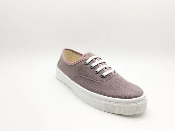 thies Veganer Sneaker "thies ® Natural Dye Plim" aus Biobaumwolle, Mulberry (violett), – Produktbild 2 von 4