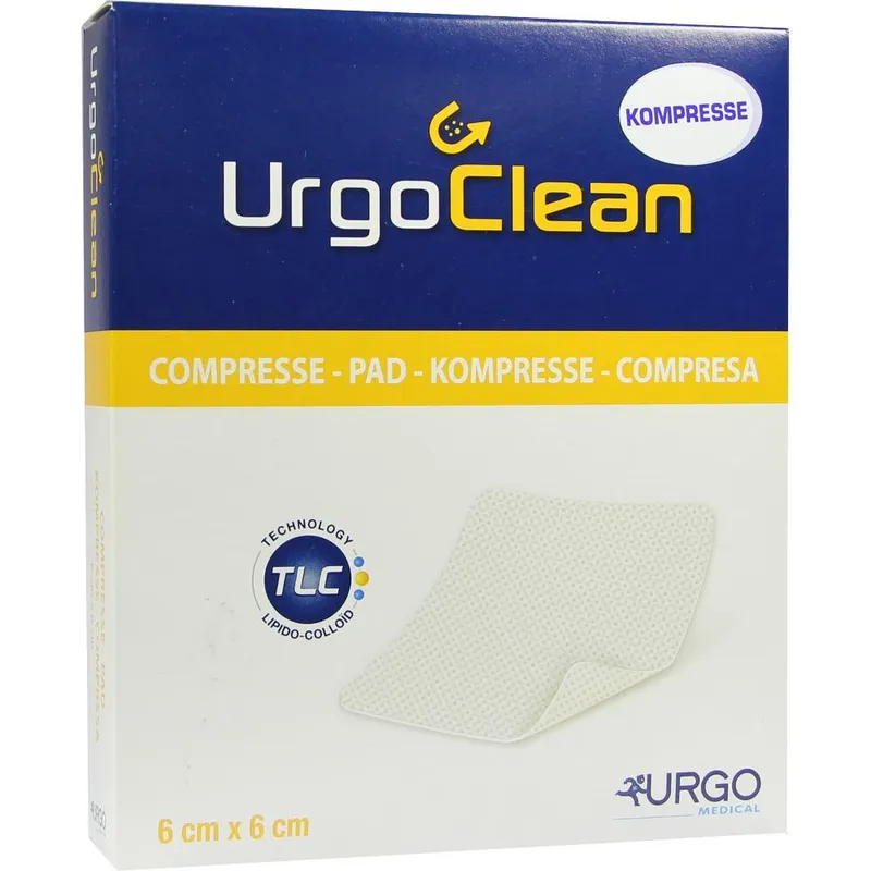 Urgo URGOCLEAN Kompresse 6x6 cm 10 St Kompressen – Produktbild 1 von 1
