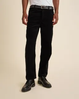 Côtelé Côtelé Herren vegan Hose Mit Geradem Bein Schwarz – Produktbild 1 von 1