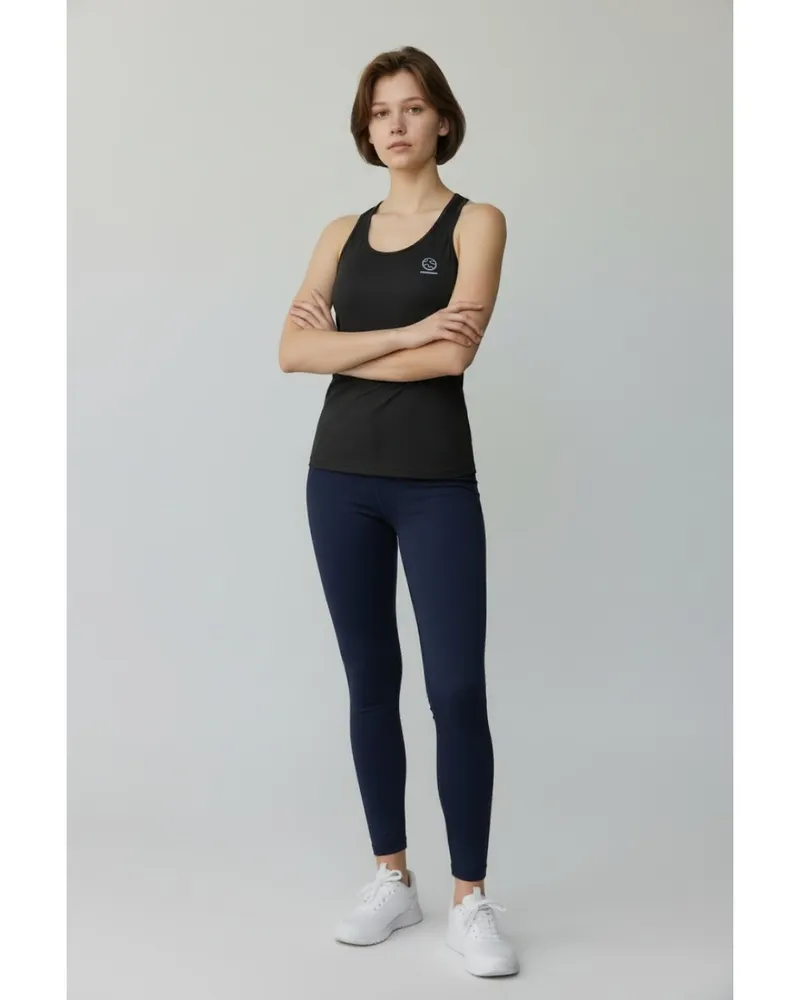 Underscored Underscored Damen vegan Tank Top Ashdown Jet Black, Schwarz, – Produktbild 1 von 2