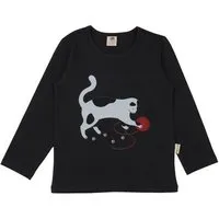 Walkiddy Mädchen Langarmshirt Anthrazit aus Baumwolle mit Elasthan – weiches Walkiddy Shirt für Schule, Freizeit & Alltag, ideal für empfindliche Kinderhaut und als Unterziehshirt im Winter – Produktbild 1 von 1
