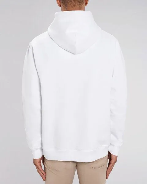 Human Family Human Family Bio Unisex Hoodie - "Skip", White, – Produktbild 4 von 4