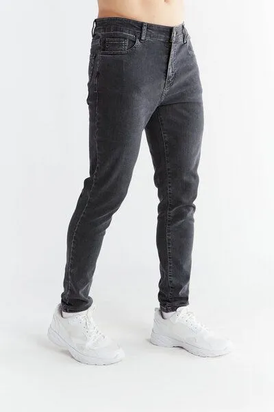 Evermind Evermind M's Skinny Fit-MD1015, Carbon gray, – Produktbild 2 von 4