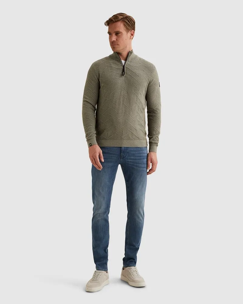 Vanguard Vanguard Pullover Half Zip Mouline Forest Fog - Größe XL, Grün, – Produktbild 2 von 5