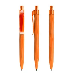 prodir prodir® Druckkugelschreiber QS20 Soft Touch PRT Push, blaue Mine, orange, Orange, – Produktbild 1 von 1