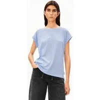 ARMEDANGELS ARMEDANGELS JILAANA Damen T-Shirt aus TENCEL Lyocell Mix, Soft blue, – Produktbild 1 von 1