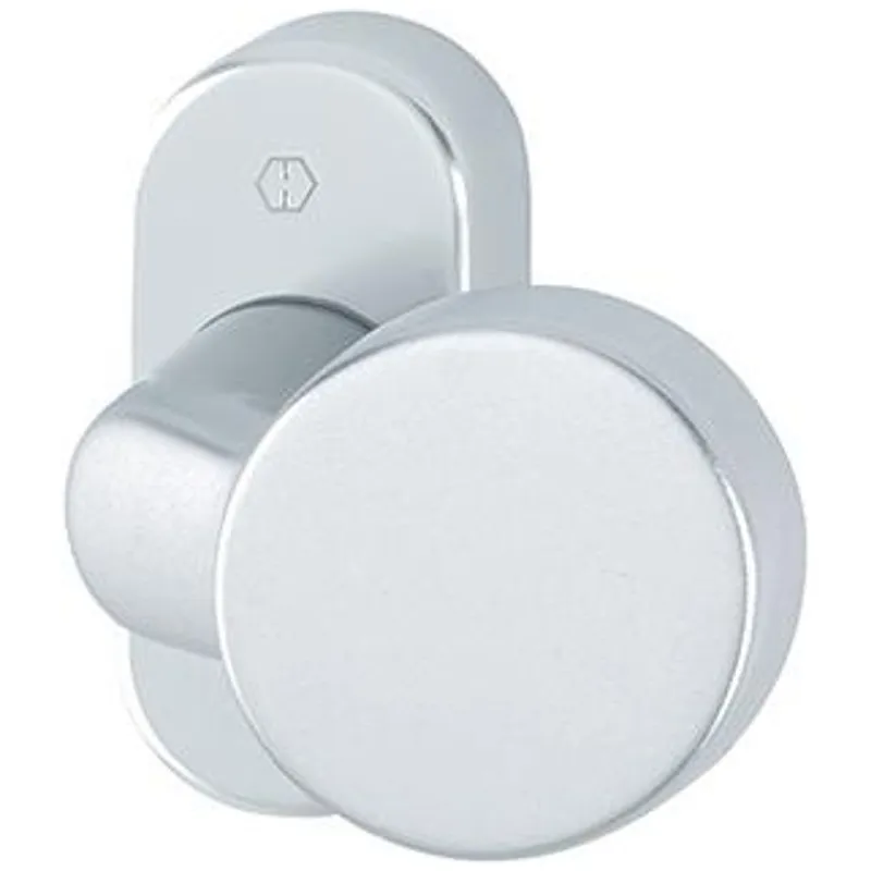 HOPPE Hoppe PT-Knopfrosette, VK8, RH12, ALU, 58G/55, Knopf drehb, oval, a. Ros., verd. verschr.F1 – Produktbild 1 von 1