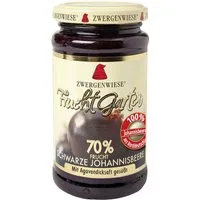 Zwergenwiese Zwergenwiese Bio-Fruchtaufstrich "Fruchtgarten" Schwarze Johannisbeere, 70 % Fruchtanteil, – Produktbild 1 von 1