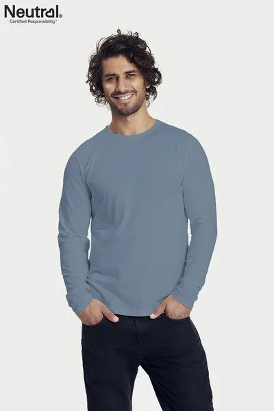 Neutral® - 3FREUNDE Neutral® - 3FREUNDE Männer Longsleeve, Dustyindigo, – Produktbild 3 von 3