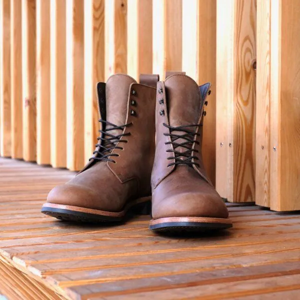 SORBAS SORBAS Welted No.7 rahmengenähte Stiefel aus Leder, Brown (braun), – Produktbild 1 von 8