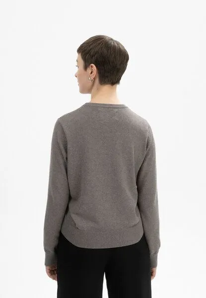 MELA MELA Feinstrick Pullover Dhana, Bear melange, – Produktbild 3 von 4