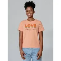 watapparel watapparel T-Shirt Frauen Love always wins – Produktbild 1 von 1