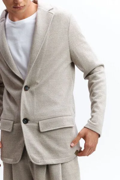 Stapf Herren Jacke Jose, Eske zweig écru, – Produktbild 3 von 4