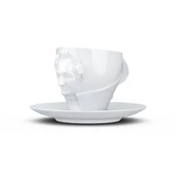 FIFTYEIGHT PRODUCTS FIFTYEIGHT PRODUCTS Goethe Talent Porzellan Tasse mit Unterteller – Produktbild 1 von 1