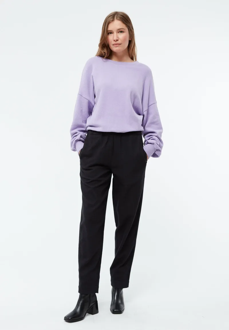 Givn Berlin Flanellhose Modell: Helena, Anthracite, – Produktbild 1 von 5