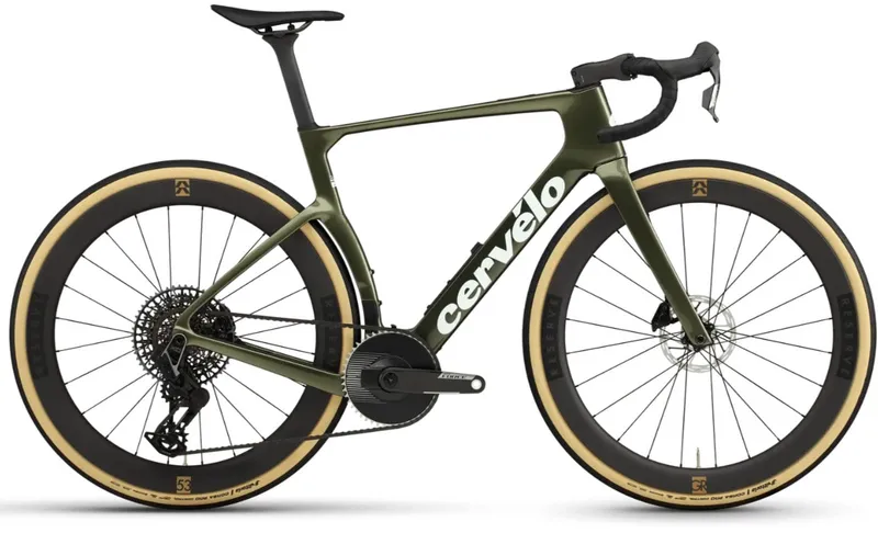 Cervélo Aspero-5 Force AXS - 28 Zoll 12K Diamant - Digital Moss, Schwarz, – Produktbild 1 von 1