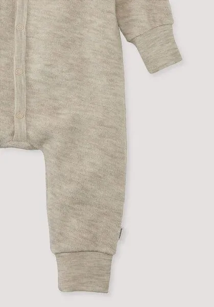 hessnatur hessnatur Wollfrottee Overall aus reiner Bio-Merinowolle, Düne, – Produktbild 4 von 4