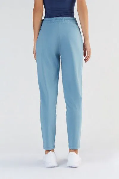 True North True North Damen Jogging Pants aus Bio-Baumwolle & Tencel Modal T1351, Atlantik blau, – Produktbild 3 von 4