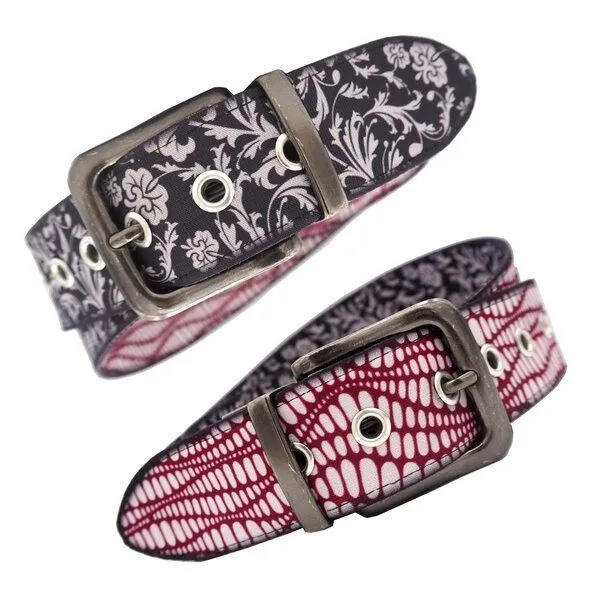 Seegarn Seegarn - Gürtel / Wendegürtel SeeBeere 4cm, Patina silber, – Produktbild 1 von 5