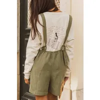 Vanilla Sand Vanilla Sand Damen vegan Playsuit My Go To Plain Plants Grün – Produktbild 1 von 1
