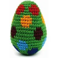 El Puente El Puente Osterei "Dicke Punkte" | Fair Trade & Handmade aus Guatemala – Produktbild 1 von 1