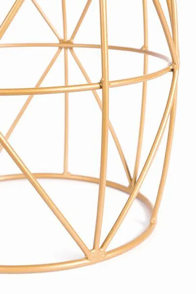El Puente El Puente Hocker/Beistelltisch, Gold, – Produktbild 4 von 4