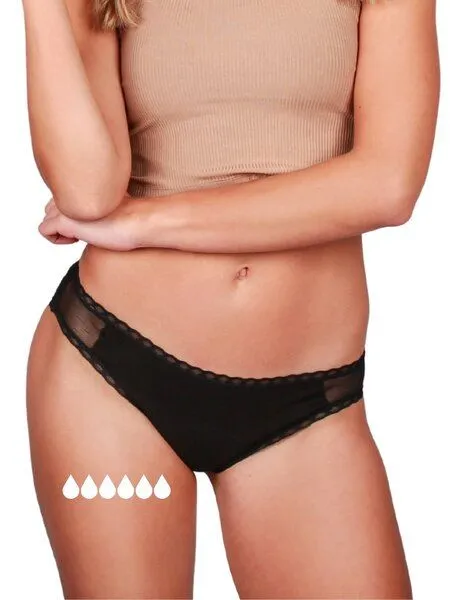 Taynie Ultra Periodenunterwäsche Biozidfrei 60°C Taynie Lady Ultra, Schwarz, – Produktbild 2 von 4