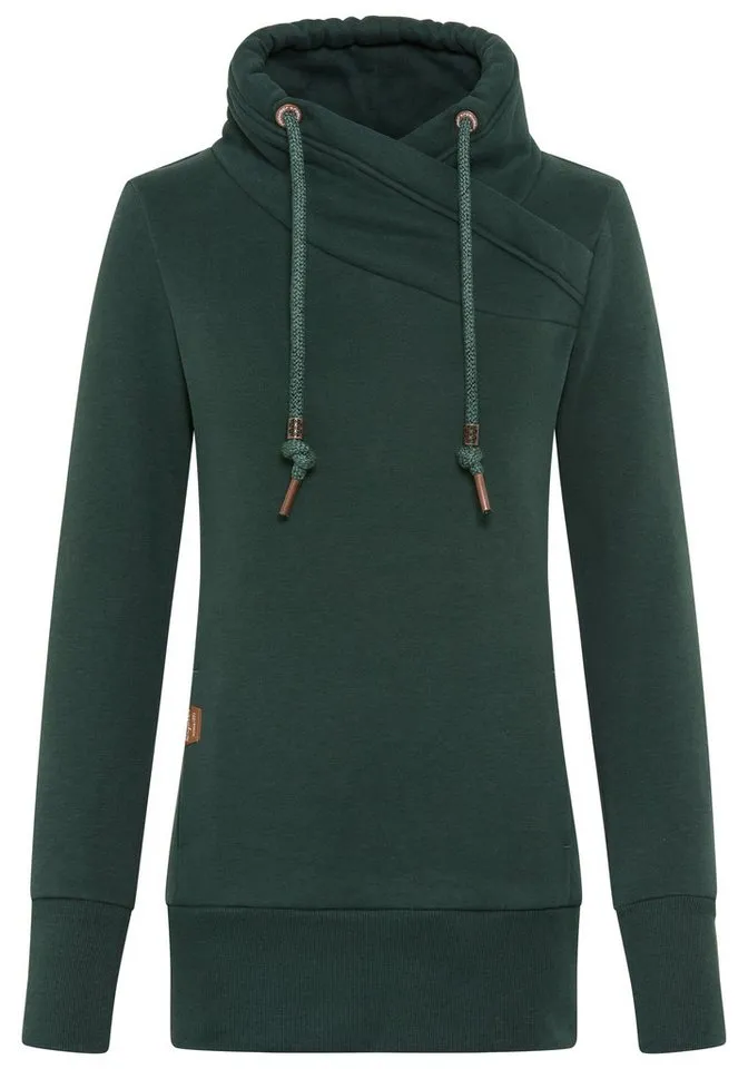 ragwear ragwear Sweatshirt NESKA O seitliche Eingrifftaschen, Grün, – Produktbild 4 von 4