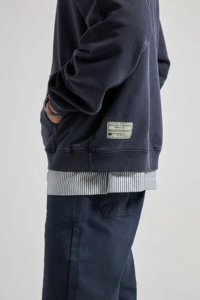 Trendsplant Trendsplant The Garage Sweatshirt Baritone Blue, Blau, – Produktbild 3 von 4